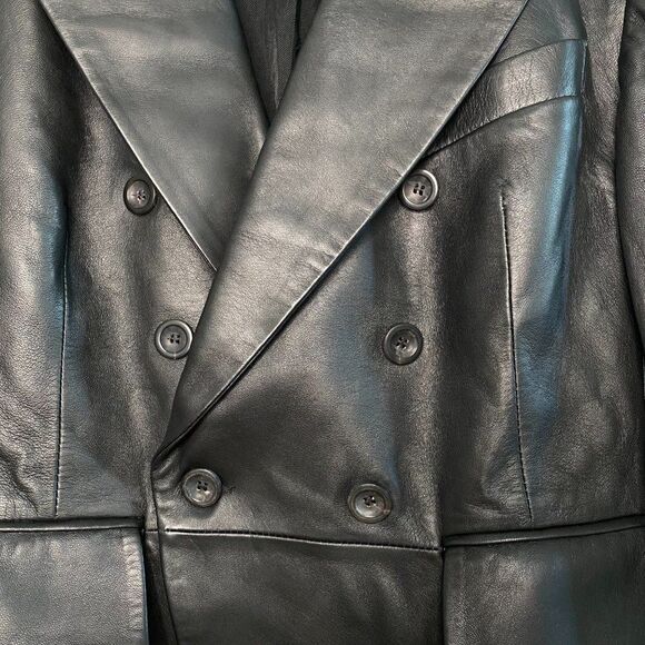 DESA Women's K13851 Black Leather Jacket | Size: L - Picture 12 of 13
